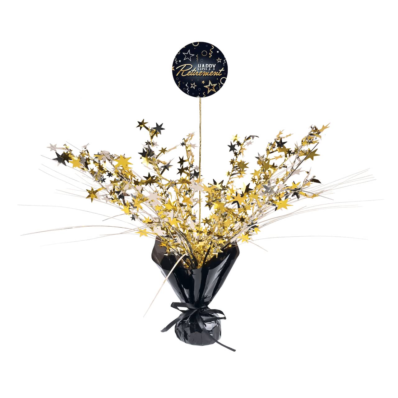 Beistle 18" Happy Retirement Gleam 'N Spray Centerpieces, 2ct.